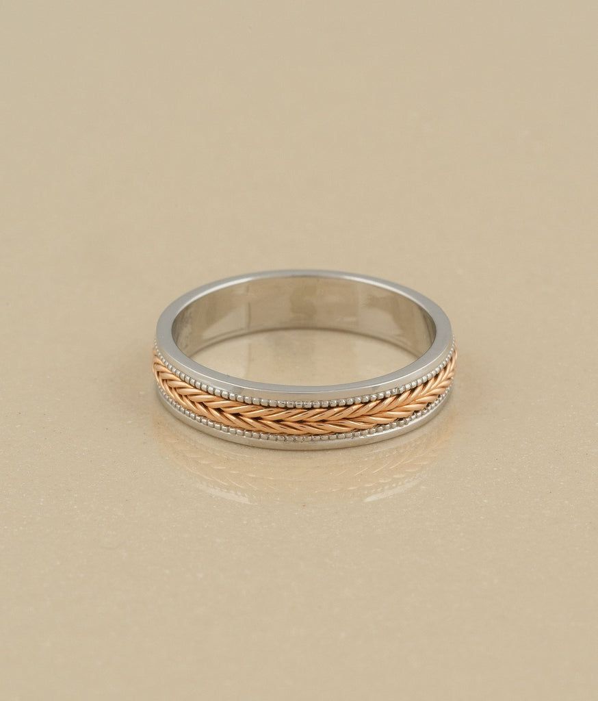 Ring Gold Fashion Couple Rose | Rose Gold Ring Couple Wedding | Platinum  Rings Couples - Rings - Aliexpress